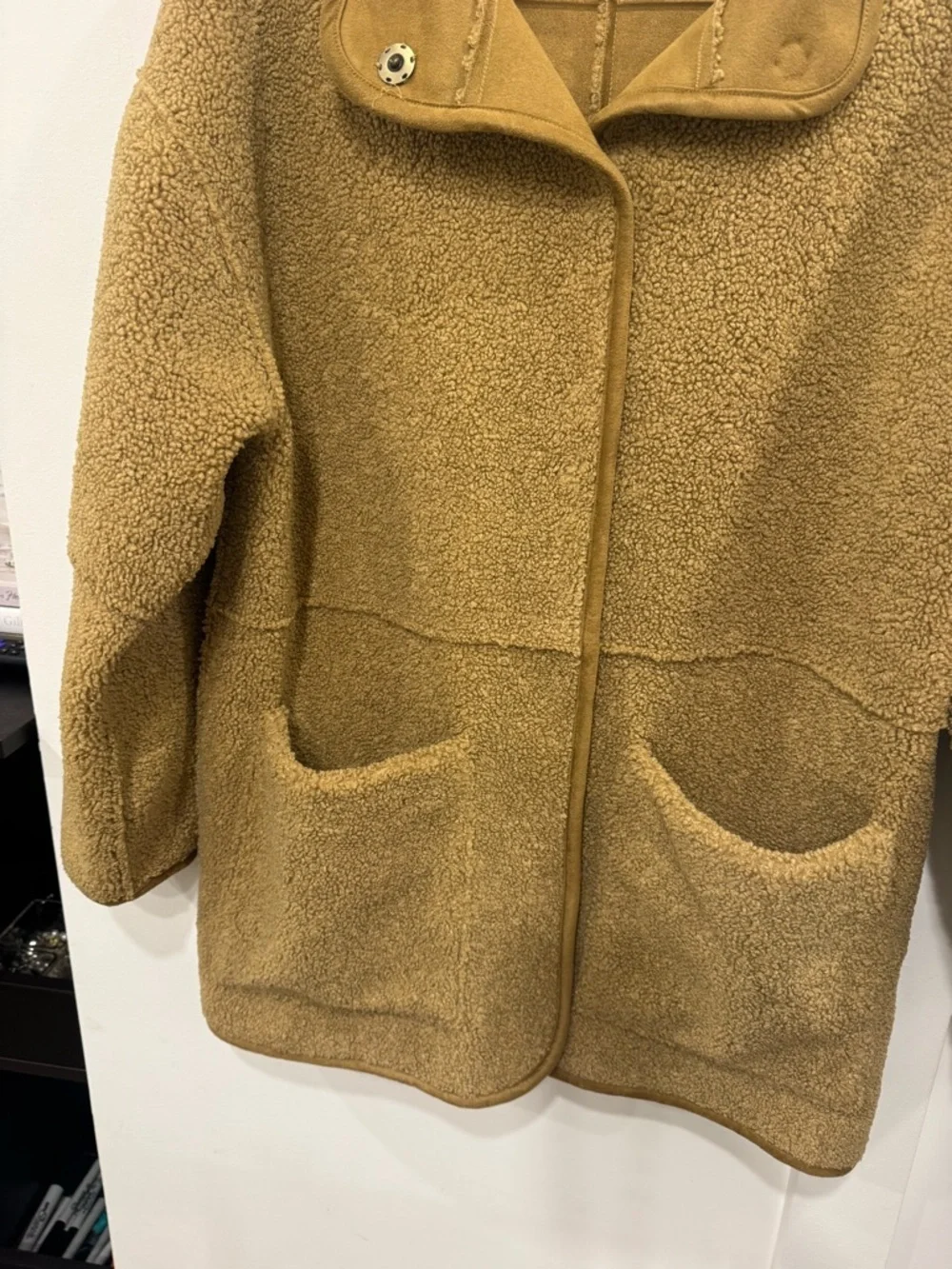 Vince Oversized Sherpa Jacket - Picture 5 of 6